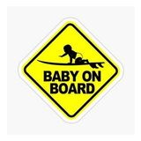 Arabada bebek var Baby On Board Sticker Yapıştırma 19CM md15