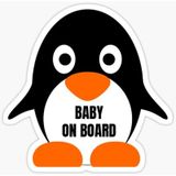 Arabada bebek var Baby On Board Sticker Yapıştırma 19CM md16