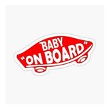 Arabada bebek var Baby On Board Sticker Yapıştırma 19CM md5