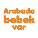 Arabada Bebek Var Sticker 17X17 Cm Turuncu
