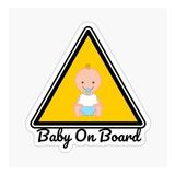 Arabada Bebek Var Sticker oto Yapıştırma Etiket 18cm MD5