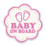 Arabada Bebek Var Sticker Yapıştırma 18CM
