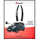 Arabaks Fiat Fiorino Cam Rüzgarlığı 2'li Takım (Mugen Tip, Dayanıklı Malzeme, Kolay Montaj)