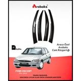Arabaks Ford Escort 1996-2004 Cam Rüzgarlığı 2'li Takım (Mugen Tip, Dayanıklı Malzeme, Kolay Montaj)