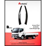 Arabaks Mitsubishi Canter Cam Rüzgarlığı 2'li Takım (Mugen Tip, Dayanıklı Malzeme, Kolay Montaj)