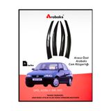 Arabaks Opel Astra F 1991-1997 Cam Rüzgarlığı 4'lü Takım (MUGEN TİP, DAYANIKLI MALZEME, KOLAY MONTAJ)