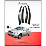 Arabaks Opel Astra G Cam Rüzgarlığı 4'lü Takım (MUGEN TİP, DAYANIKLI MALZEME, KOLAY MONTAJ)