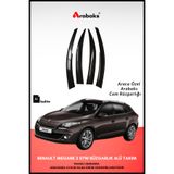 Arabaks Renault Megane 3 STW Cam Rüzgarlığı 4'lü Takım (MUGEN TİP, DAYANIKLI MALZEME, KOLAY MONTAJ)