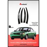 Arabaks Toyota Corolla 1999-2001 Cam Rüzgarlığı 4'lü Takım (Mugen Tip, Dayanıklı Malzeme, Kolay Montaj)