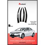 Arabaks Toyota Corolla 2013-2017 Cam Rüzgarlığı 4'lü Takım (Mugen Tip, Dayanıklı Malzeme, Kolay Montaj)