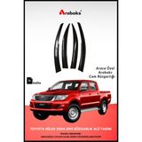 Arabaks Toyota Corolla Hilux 2004-2015 Cam Rüzgarlığı 4'lü Takım (Mugen Tip, Dayanıklı Malzeme, Kolay Montaj)