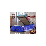 Arabalı Yatak, Jaguar Bazalı Koltuklu Full Ledli Arabalı Yatak - Mavi