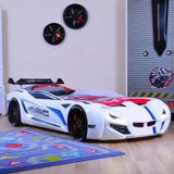 Arabalı Yatak, Mercedes Rüzgarlıklı Arabalı Yatak - Beyaz