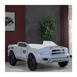 Arabalı Yatak, Pickup Ledli Arabalı Yatak, 100X190 Gri