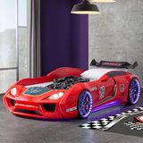 Arabalı Yatak, Vento Cooper Rüzgarlıklı Full Ledli, Kırmızı 1 Adet Comfort Yatak Kırmızı