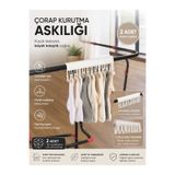 Arabamakss Çorap-İç Çamaşırı-Mendil Kurutma Askılığı | Pratik Çamaşır Kurutmalığı Aparatı | Yer Tasarruflu, Dayanıklı Plastik Askı