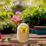 Arabasına Aşıklar Kulübü Işık Görselli Aromaterapi Buhar Makinası (Içine Kokulu Yağ Kullanabilirsiniz) - Beyaz