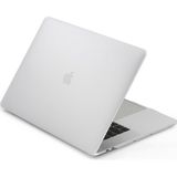 Arabulalaca Apple MACBOOK Pro 13 İNÇ 2020 / 2022 (M1) A2338 M2 A2686 Koruma Kılıfı Mat Doku BEYAZ