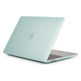Arabulalaca Macbook Pro 14.2 2021 A2442 M1 Işlemcili Koruma Kılıfı 3'lü Set Hardcese - Su Yeşili
