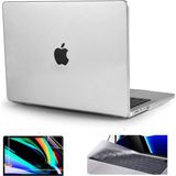 Arabulalaca Macbook Pro 14.2 İnç A3434 / A2442 / A2779 / A2991 / A2918 / A3112 / A3185 / A3401 Kasa koruma M2/M3/M4/M5 ÇİP Kasa koruma Kılıfı 3 Lü Set Hardcese - Şeffaf