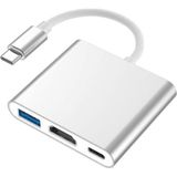 Arabulalaca MACBOOK Pro 14 Inç M5 Max Çip 2026 Model 4K Type-C To 3 Portlu HDMI - USB - Type-C Çevirici Adaptör