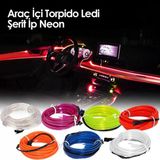 Arac Araba Ici Torpido Ledi Renkli Ip Neon Ip Led 2 Metre