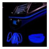 Araç Araba İçi Torpido Ledi Renkli İp Neon Led 2 Metre Mavi