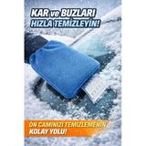 Araç Buz Kazıyıcı Eldiven - Kar Buz Çözücü Kazıyıcı Eldiven
