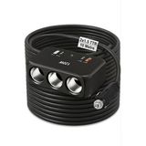 Araç Çakmak Uzatma Kablosu Çakmaklık Çoklayıcı Usb,Type-C Çıkışlı Hızlı Şarj 12-24V/10A/120W 2 X1,5Mm Ttr Bakır 10Mt
