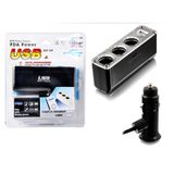 Araç Çakmaklık Çoğaltıcı USB Araba Çakmak Soket Çoklayıcı Şarj