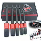 Araç Detay Fırçası, Otomobil Detay Fırçası Seti, Araba Detay Fırçası (5'Li Paket), Tekerleklerin, Motorların, İç Mekanın, Amblemlerin, �