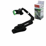 Araç Dikiz Aynası Telefon Tutucu, 360° Dönebilen Kol, Mandalı Montaj, Ayarlanabilir Genişlik 12.9-25.5cm