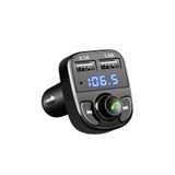 Araç Fm Transmitter 5.0 Bluetooth Araç Kiti Usb Mp3 Sd Kart Flash Için Uygun Çakmaklık Girişli 0690X8