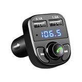 Araç Fm Transmitter 5.0 Bluetooth Araç Kiti USB Mp3 Sd Kart Flash Için Uygun Çakmaklık Girişli