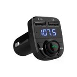 Arac Fm Transmitter Bluetooth Usb Mp3 Sd Kart Cakmaklik Girisli Oto Muzik Calar Kiti