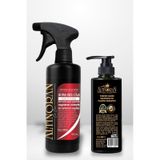 Araç Güzellik Seti - Torpido Parlatıcı 200ml + Ultra Hızlı Cila 500ml