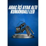 Araç İçi Ayak Altı Led 12 Led Işık Sese Müziğe Duyarlı Rgb Işıklı Aydınlatma Seti Mir34020790