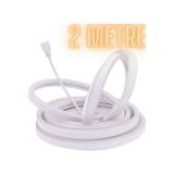 Araç Içi Aydınlatma Ip Şerit Led Ip Neon Turuncu 2 Metre