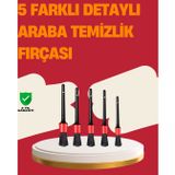Araç İçi Detaylı Temizlik Seti-Araba Jant ve İç Yüzey Temizlik Fırçaları