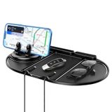 Araç İçi Kaydırmaz Ped 3d Numaratör Telefon Tutuculu Telefonluk