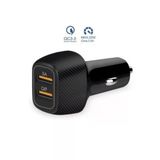 Araç İçi Şarj Cihazı 3.0A Fast 15W 2 Usb Çıkışlı Çakmaklık Şarj