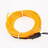 Araç İçi Torpido Şerit Ledi Renkli İp Neon Led 2 Metre Sarı