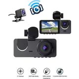 Araç İçi Wi-fi Kamera HD 3 Kameralı 7/24 Kayıt G-sensör Mobil Uygulama İle Canlı Takip Black Box