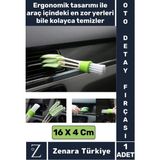 Araç Içi Zor Dar Hassas Yerleri Temizleyen Elektronik Otomobil Araç Klima Iç Detay Temizleme Fırçası - 1 - Çok Renkli