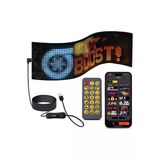 Araç İçin Kişiselleştirilebilir Kayan Yazı Ve Emoji Gösteren Uzaktan Kumandalı Led Matris Panel