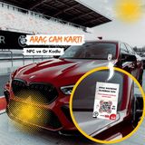 Araç Kartı - Akıllı Araç Etiketi -Qr Kod ve Nfc Özellikli - Araç Sahibini Arama Kartı -Tüm Telefonlar ile Uyumlu