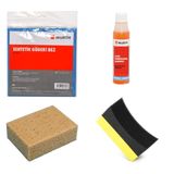 Araç Kurulama Bezi, Würth 38x60 güderi, würth sünger, 1 adet cam sabunu, 1 adet tarix lastik süngeri (Set1)