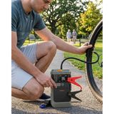 Araç Lastik Basınç Pompası Akü Takviye Powerbank ve Sos Işıklı Çok Fonksiyo - COMPTR8456-9