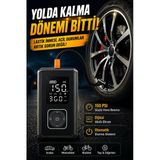 Araç Pompası, Akü Takviyesi, Fener, Powerbank Özellikli, Taşınabilir Kompresör, Araç Pompası