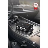 Araç Şarj Cihazı Çakmaklık Girişli 120W Hızlı Şarj Type-C Usb Qc4.0 Çoklu Çıkışlı G18 Siyah